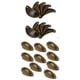 thumbnail image 1 of Tiradores de la manija de la taza del gabinete, copas de bronce de la vela, perillas del cajón, tiradores de la taza del armario, perillas del aparador, perillas del guardarropa, 1 of 9