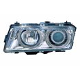 thumbnail image 2 of For BMW 7 740I,740IL 1995-1998 Headlight Assembly Projector Chrome w/Angel Eyes Pair Driver and Passenger Side Chrome | BM2505100, 2 of 5