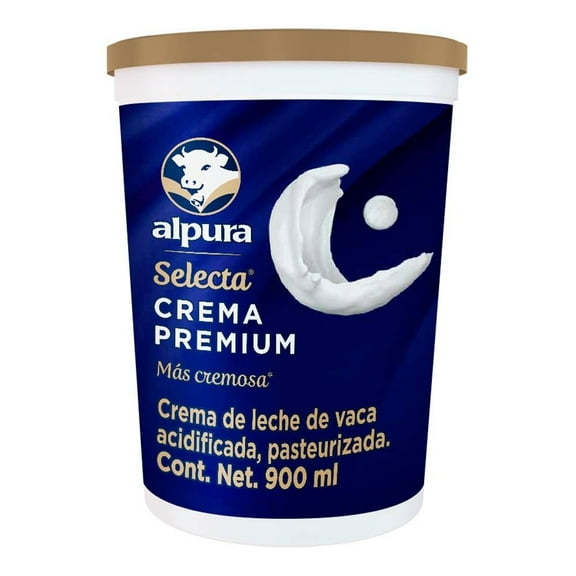 Crema ácida Alpura Selecta premium 900 ml