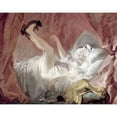 thumbnail image 2 of Fragonard, Jean Honore 24x20 Black Modern Framed Museum Art Print Titled - La Giambette, 2 of 4