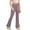 Purple, variant on TAIAOJING Toddler Baby Kids Girl's Leggings High Waisted Flare Pants Yoga Bootcut Pants Solid Color Full Length Bell Bottoms Casual Joggers, 4-5 Years