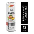 thumbnail image 5 of CELSIUS Fizz Free Peach Mango Green Tea Energy Drink Can 12 fl oz - 3 count, 5 of 5