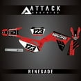thumbnail image 2 of Attack Graphics Custom Renegade Complete Bike Graphics Kit for Honda CRF450X 2024, 2 of 3