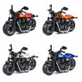 thumbnail image 1 of HLONK 4PCS Boy Motorcycle Car Toy  Model Alloy Racing Car Back to the Car Toy, 1 of 4