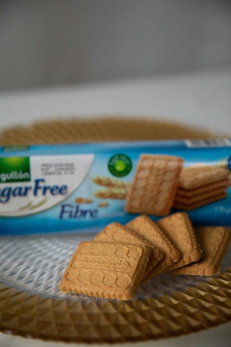 Gullon Sugar Free Fiber Cookies 6 Ounce, 170 Gram (Pack of 5)
