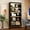 Black, variant on CKEASEAN 70.8" Tall Bookcase Organizer with LED Lights, Wooden Large Bookshelf with 5-Tier Storage Shelves, Heavy Duty Free-Standing Library Bookshelf for Office/Living Room, Easy Assembly