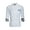 White, variant on Chaqueta de Chef Chef Coat Long Sleeve Professional Kitchen Jacket, Breathable Restaurant Uniform, Hotel & Bakery Chef Attire, Durable Cooking Clothes for Men & Women