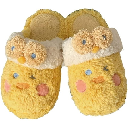 

CoCopeaunt Kawaii Duck Fuzzy Slippers for Women Cute House Slippers for Women Home Floor Slippers Bedroom Indoor Outdoor
