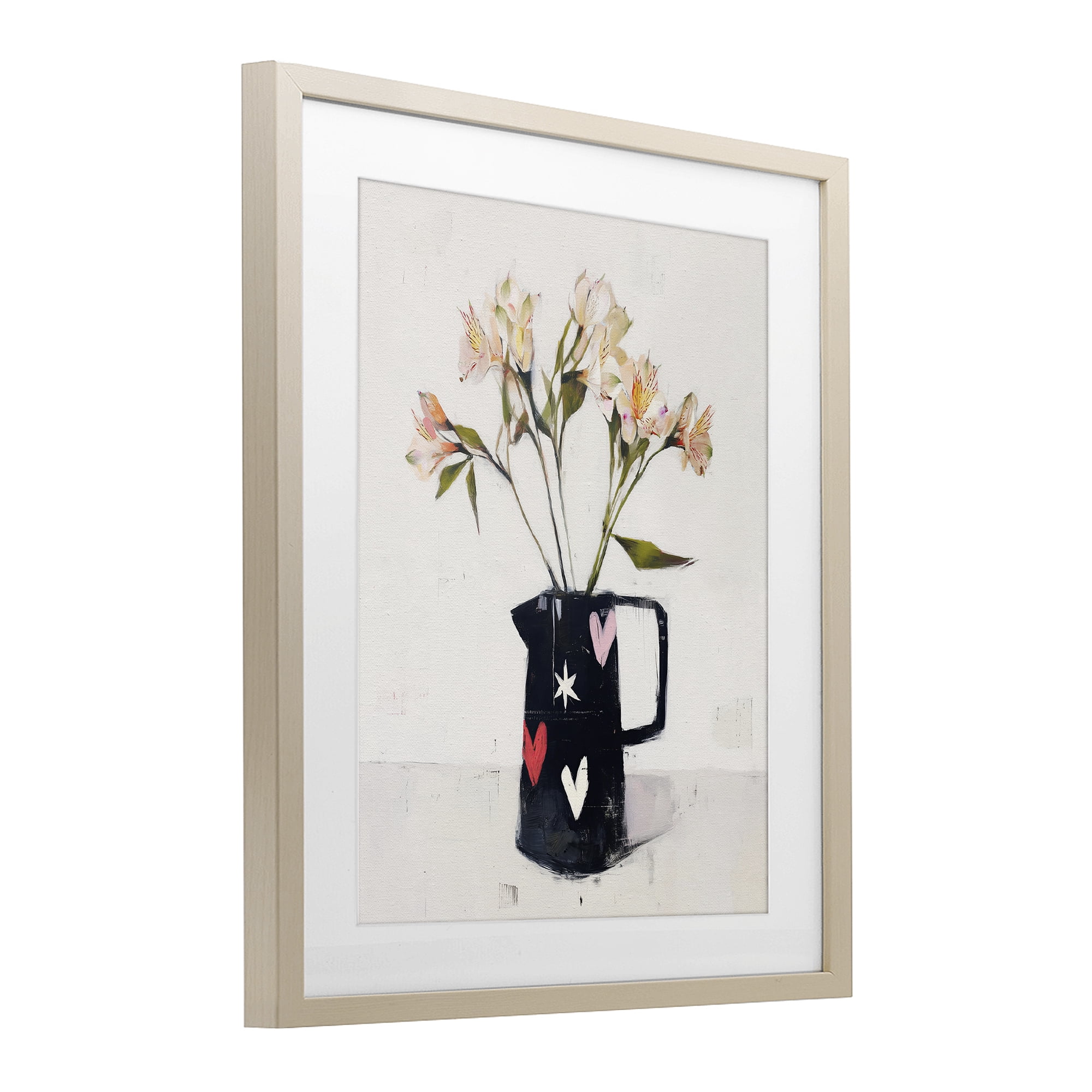 Stupell Industries Urban Mirage of Petals Birch Framed Print Under Glass, design by Svetlana Aleynikova