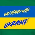 thumbnail image 3 of CafePress - We Stand With Ukraine T Shirt - Women's Traditional Fit Dark T-Shirt, 3 of 4