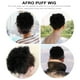 thumbnail image 4 of Afro soplo peluca Afro Bollo rizado Cabello Extensión de cabello Updo Pizarpieces Mujeres Tocado, 4 of 6