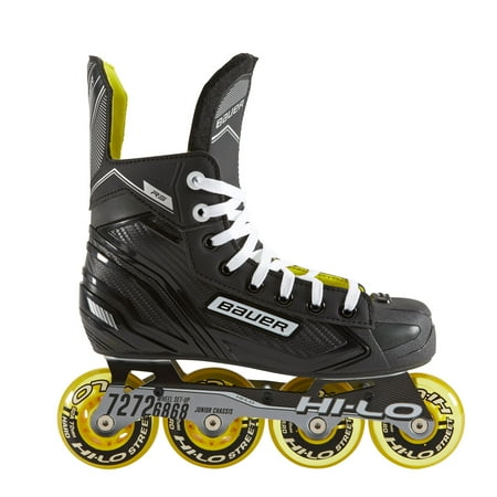 Bauer RS Roller Hockey Skates - Junior (Black, 5)