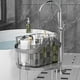 thumbnail image 4 of Cesta de Baño de Plástico Transparente con Diseño Rectangular - Organizador de Ducha, Gris MNFD, 4 of 6