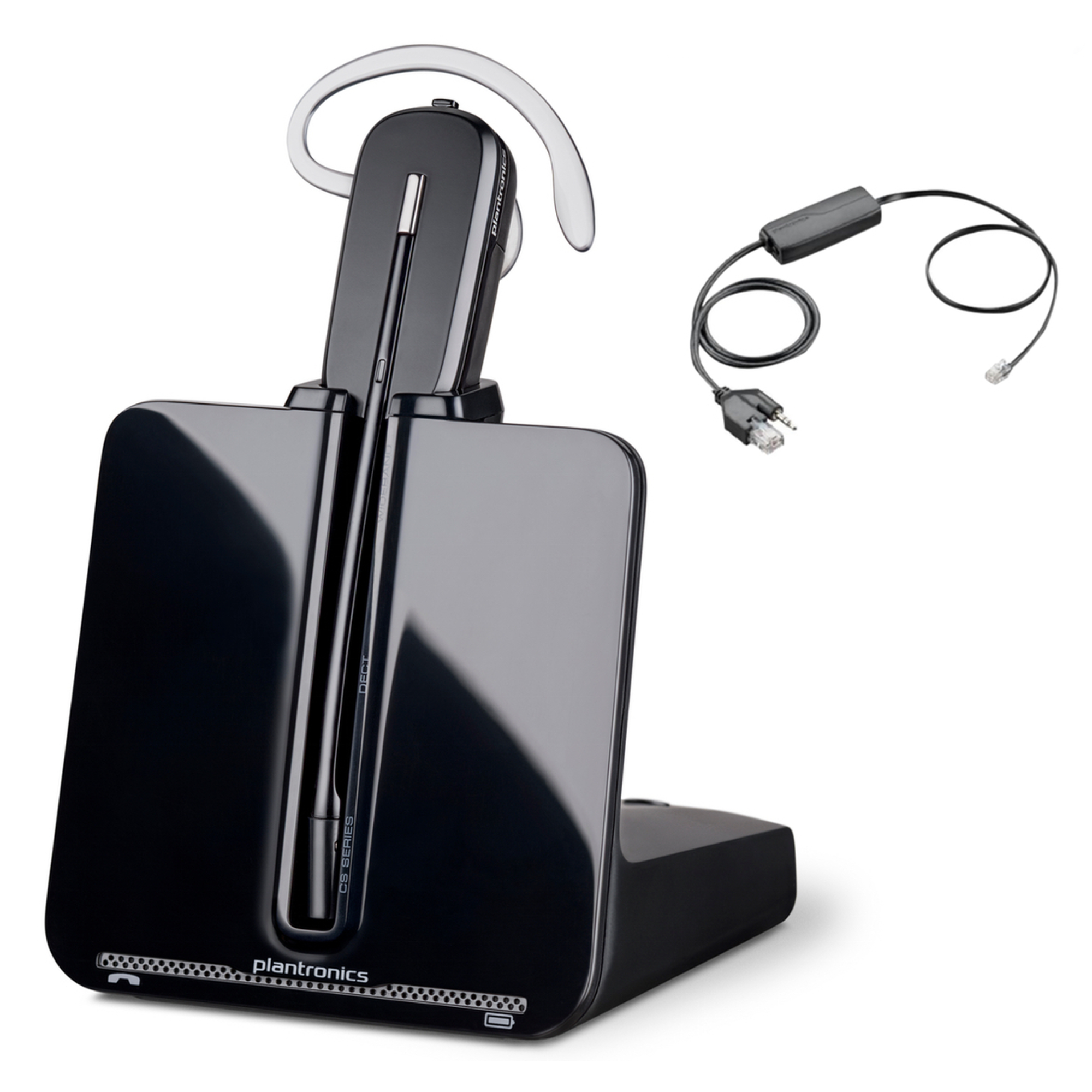 Avaya Compatible Plantronics VoIP Wireless Headset Bundle with Electronic Remote Answerer (EHS) included - image 1 of 6