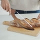thumbnail image 4 of Cuchillo de Pan de Madera con Mango de Teca, Cuchillo de Sierra de Acero Inoxidable 412, Cuchillo Básico para Rebanar Pan, Herramienta Especial para Cortar Pan Pro Artisans, 4 of 6