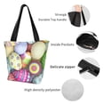 thumbnail image 4 of Balery Colorful Easter Eggs Bolsa de Hombro con Diseño, Bolsa Grande y Duradera, Bolsa Versátil para Compras, 4 of 6