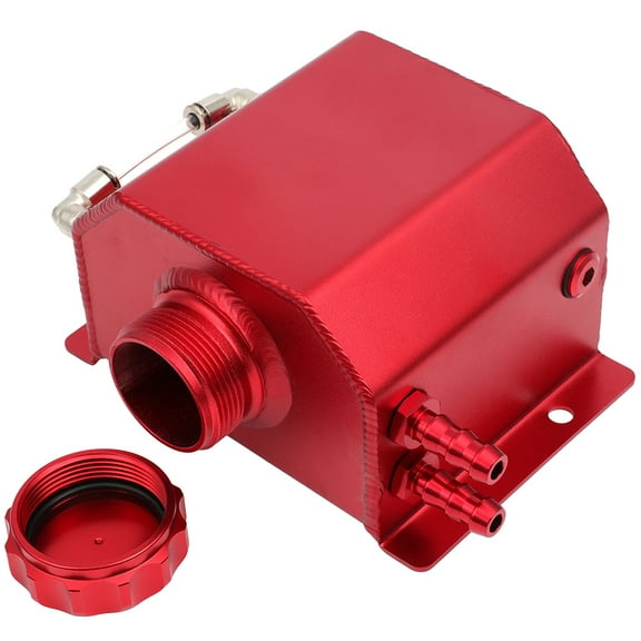 SCITOO Radiator Coolant Overflow Tank/Reservior Polished Stainless 33 oz Univesial