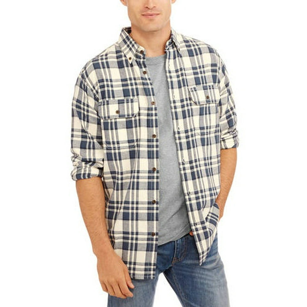 Faded Glory Men's Long Sleeve Flannel Shirt