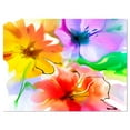 thumbnail image 1 of Designart 'Bunch of Colorful Flowers Sketch ' Extra Large Floral Wall Art, 1 of 3