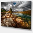 thumbnail image 2 of Beautiful Clear Mountain Lake - Landscape Canvas Art Print, 2 of 4