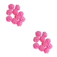 thumbnail image 3 of Billuyoard 10pcs 3cm Wicker Rattan Balls Xmas Decorative Wedding  Crafts Party 2piezas rosa 10 piezas, 3 of 6