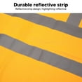 thumbnail image 3 of High Visibility  Vest With Multiple Pockets, Waterproof And Zipper Front For Men And Women, Ideal For Construction, Security And Guardian, 3 of 8