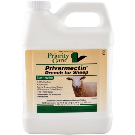 Privermectin Drench for Sheep Wormer, 960 mL