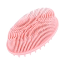 Unique Bargains Bath Brush for Shower 4.72"x2.76"x1.69" 1 Pc Pink