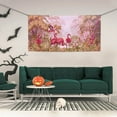 thumbnail image 2 of Pofeuu Flamingos In The Tropical Forest Print Colorful Yard Festival Banner Sign Party Outdoor & Indoor Party Decoration Banne Festival Yard Sign-Small, 2 of 8