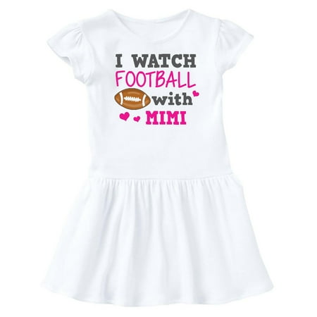 

Inktastic I Watch Football with My Mimi Gift Baby Girl Dress