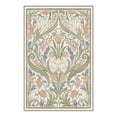 thumbnail image 4 of GENIMO 2'x3' Entryway Rug, Machine Washable Non Slip Low Pile Area Rug for Front Door Kitchen Bathroom, Contemporary Art, JADE BLOOM, 4 of 5