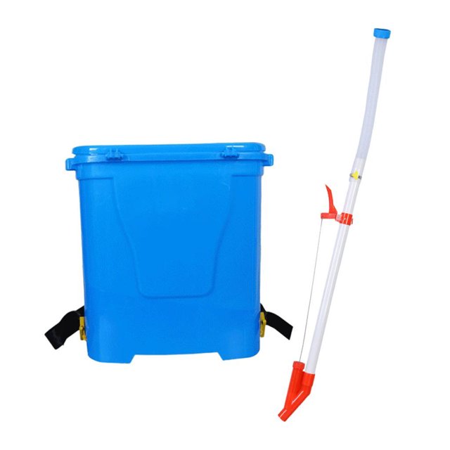 Decodeary Manual Spreader Comfortable Handle 25L Fruit for Vegetables Trees Adjustable Height Single Hole 45x46cm