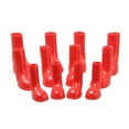 thumbnail image 6 of Walbest Puppy Dog Rain Boots Polyurethane Waterproof Pet Claw Guard Non-Slip Rain Boot (Red, S), 6 of 7