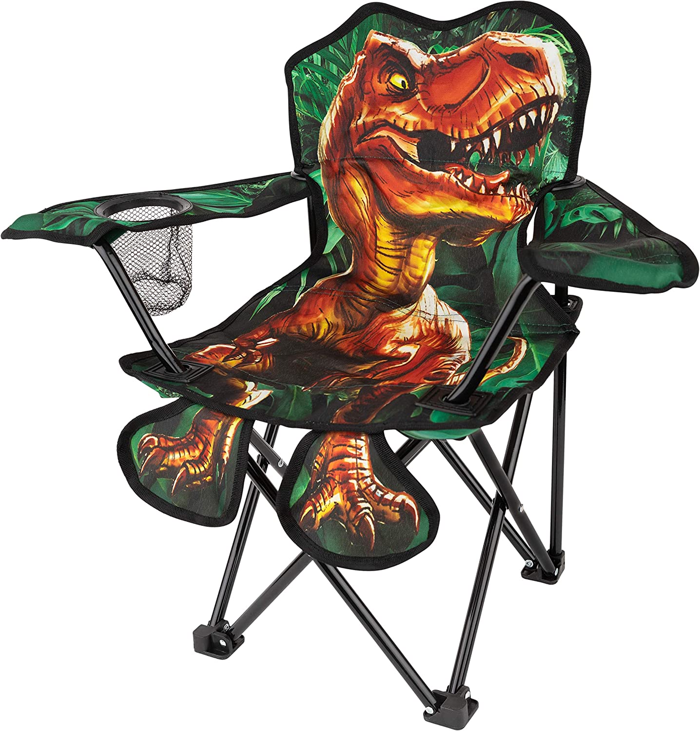 Homeries Outdoor Dinosaur Chair for Kids Foldable Children’s Chair for Camping, Tailgates