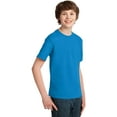thumbnail image 4 of Port & Company Youth Cotton Essential T-Shirt. Sapphire. XL., 4 of 4