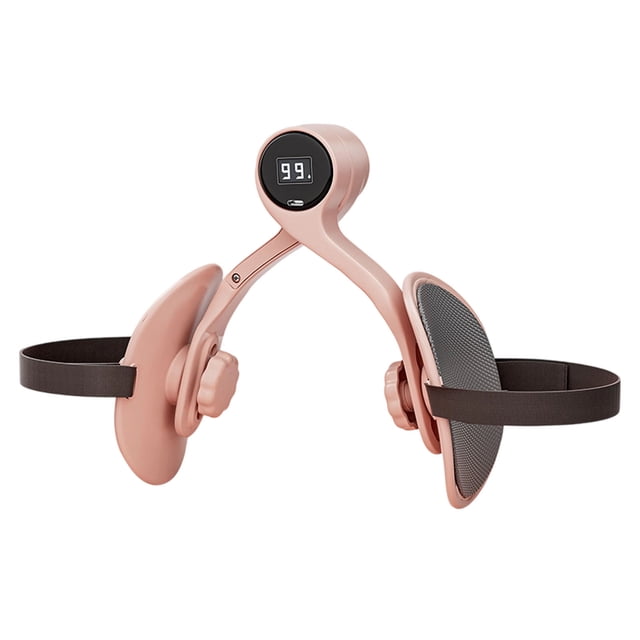 Z-769 Pink Pelvic Floor Exerciser Thigh Trainer Leg Exercise Machine With Digital Display Adjustable Inner Thigh Workout Device For Women Home Gym Equipment 13.4X8.3X4.1 Inches