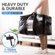 thumbnail image 4 of Extra Large Moving Bags, 4 Pack Clear Heavy Duty Totes For Storage with Visible Window, Wrap Around Handles, Storage Bags for Space Saving, Alternative to Moving Boxes, 4 of 5