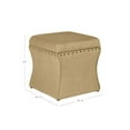 thumbnail image 3 of HomePop Pouf de Rangement Carré Rembourré avec Dessus Amovible, Suzani, 3 of 5