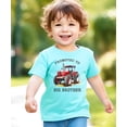 thumbnail image 4 of Promoted to Big Brother Red Tractor Shirt for Boys Farm Sibling Reveal Pregnancy Announcement Tee Chill Shirt 3T, 4 of 8
