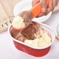 thumbnail image 3 of Cuchara para helado, cuchara anticongelante de una pieza, cuchara para helado resistente, cuchara de grado profesional, verde, azul, naranja y rosa, 3 of 5