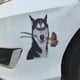 thumbnail image 1 of Etiqueta engomada divertida del coche, calcomanías Perro Husky Decoración exterior del coche Fuerte adherencia a prueba de agua para vehículos Van Estilo C Yotijar Sticker de carro, 1 of 8