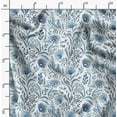 thumbnail image 2 of Soimoi Cotton Poplin Blue Fabric By the Yard - 42 Inch Wide - Florals Print Fabric - Elegant and Timeless Patterns for Fashion and Home Decor Printed Fabric, 2 of 6