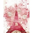 thumbnail image 2 of OnRei 26x31 White Modern Wood Framed Museum Art Print Titled - Paris Bloom, 2 of 4