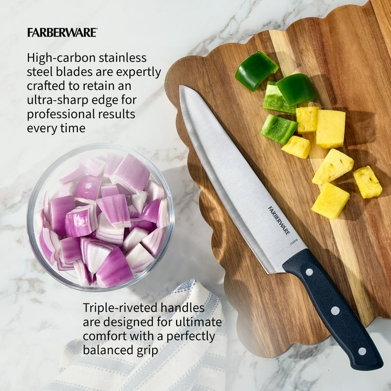 Free Shipping! Farberware 20-Piece Triple Riveted Cutlery Set with