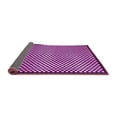 thumbnail image 2 of Ahgly Company Indoor Round Checkered Purple Modern Area Rugs, 7' Round, 2 of 4