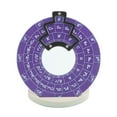 thumbnail image 1 of Circle of Fifths Aluminum Alloy Wheel Melody Tool Music Theory Plate Learning Tool Chord Series Table Melody Tool Fifth Degree Circle Staff Learning Tool with Anti-slip Base, 1 of 8