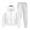 Blanc, variante sur Ketyyh-chn99 Ensemble 2 Pcs pour Hommes Chandails à Capuchon et Pantalons de Survêtement Cargo Ensembles Unisexe à Capuche Cardigan à Capuche à Fermeture à Glissière Coupe-Vent Vêtements de Sport Style Rue Taille pour S, Orange