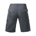 thumbnail image 6 of Dresfit Cargo Shorts Mens Baggy Big and Tall Shorts 2026 Summer Open Bottom Work Carpenter Shorts Multi Pockets Ripstop Outdoor Short Pants Gray, 6 of 7