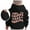 Black, variant on FAOWME Girls Hoodie Long Sleeve Soft Sweatshirt Graphic Hoody Kids Cute Pullovers Tops Orange 3-4 Years