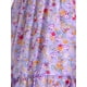 thumbnail image 5 of Faldas de mujer INSPIRE CHIC con cintura elástica, en línea A, con volantes en capas y estampado floral, falda midi morada clara L, 5 of 6